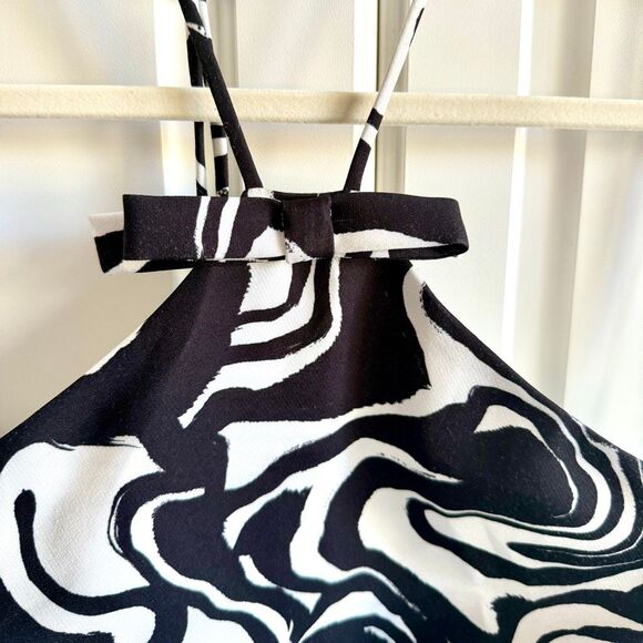 NWT Alexia Admor alter shift black and White abstract mini dress Size 6 - Picture 10 of 16